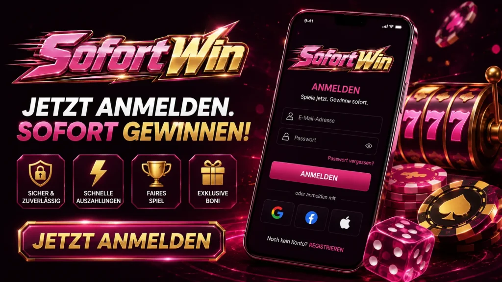 sofortwin anmelden